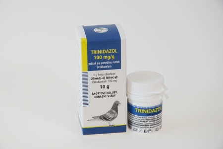 TRINIDAZOL 100 mg/g prášok na perorálny roztok