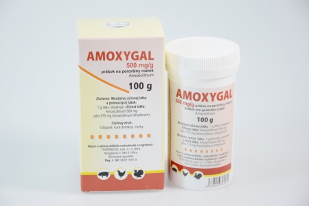 AMOXYGAL 500 mg/g prášek pro perorální roztok